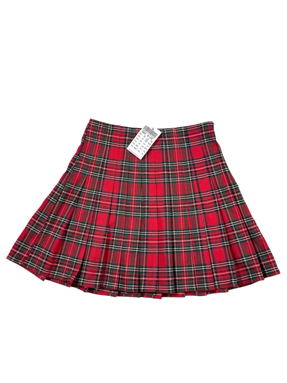 Brandy Melville Dana Plaid Pleated Mini skirt, NWT, 28.